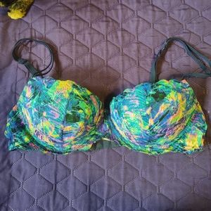 Victoria's Secret PINK Lace Pushup Multi color Bra